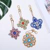 Special-Shaped Brick Diamond Painting Keychain Diy Christmas Series Cartoon Decorative Small Pendant