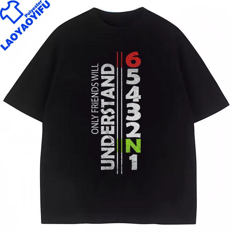1N23456 Motorcycle Gear Biker Motorcyclist TShirt Gear 1 Down 5 Up Racing Sportsbike Biker Funny Gift Camiseta Unisexs Tee Tops S