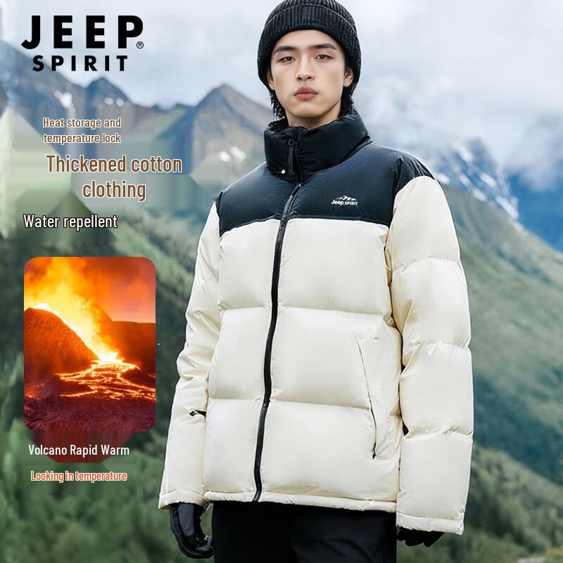

JEEP SPIRIT Men s Windproof Padded Winter Jacket L