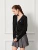 NITINA Slim Cable Cardigan Bk
