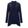 European and American Women's Knit Long Sleeve Solid Cardigan with Pockets - In Stock