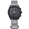 Годинник OMEGA × SWATCH Mercury - Співпраця Omega x Swatch, Оригінальний, Поставляється з коробкою та пакетом для покупок, Модель Speedmaster, Місія, Водонепроникний,