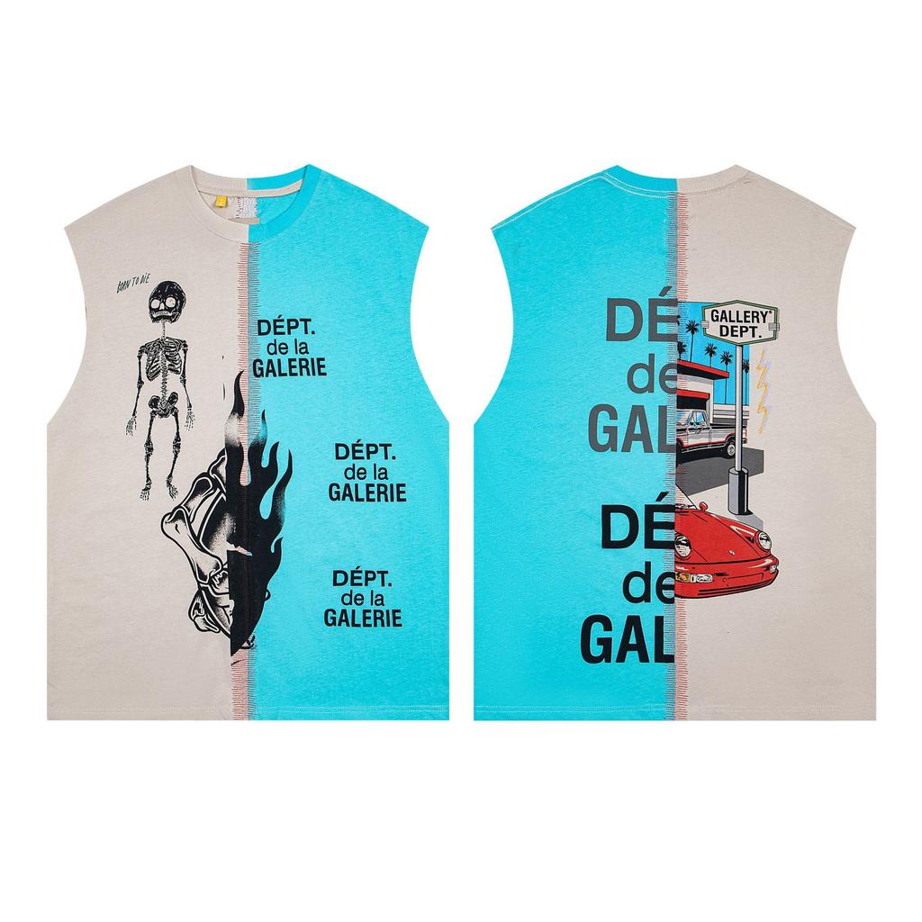 26SS Foreign Trade Gallery Dept T-Shirt Collection Gallery Casual Short Sleeve Men's and Women's Same Style Factory Spot Straight Hair