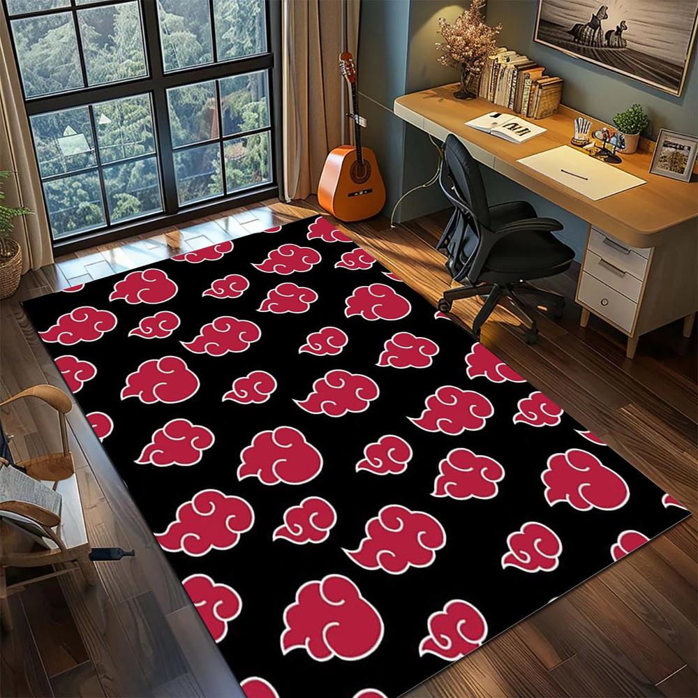 Naruto Home Decor Large Area Rug Carpet Non Slip Washable Floor Mat Printed for Bedroom -xia88