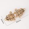 Hollow Metal Clasp for Qipao/Hanfu Collar, Frog Button for Coats & Scarves