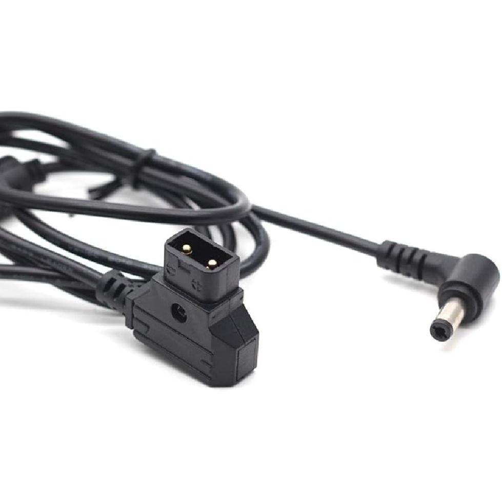 Anton Bauer Power Tap D-Tap to 12V DC2.5 Right Angle Power Coiled Cable for KiPRO LCD Monitor (DC Coiled Cable)