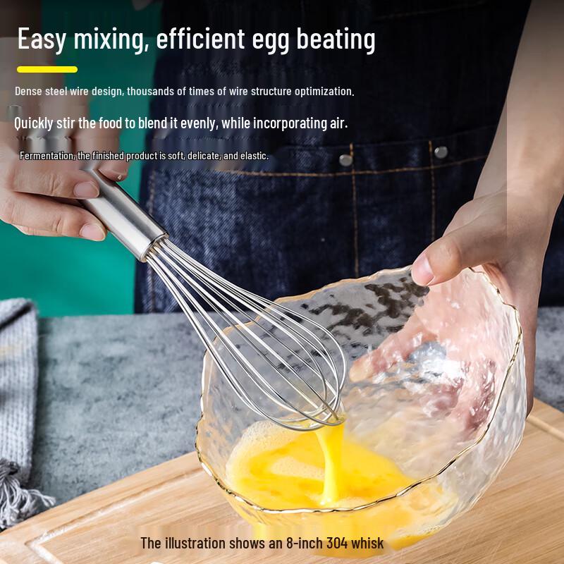Manual 304 Stainless Steel Whisk