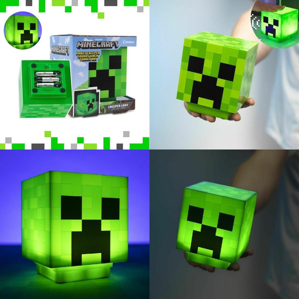 Unique Minecraft Inspired Color Changing Led Torch Lamp Decorative Gift For All