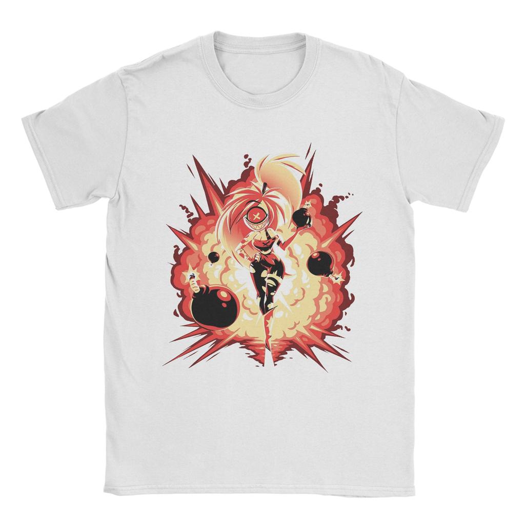 Cherri Hazbins Hotels T-Shirt for Men  Funny 100% Cotton Tee Shirt Crew Neck Short Sleeve T Shirt Summer Tops