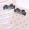 [1pair] Lolita cosplay Girl hairpin Bow barrette cute hair accessories japanese aesthetic hair clips y2k cute items for girls