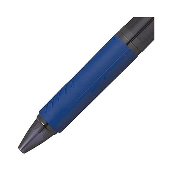 עט כדורי 3 צבעים Mitsubishi Pencil Jet Stream 0.7 כחול נייבי שקוף כתיבה קלה SXE340007T.9