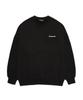 VANNWORKS Authentic Small Logo Oversized Sweatshirt (Vipts402) Black