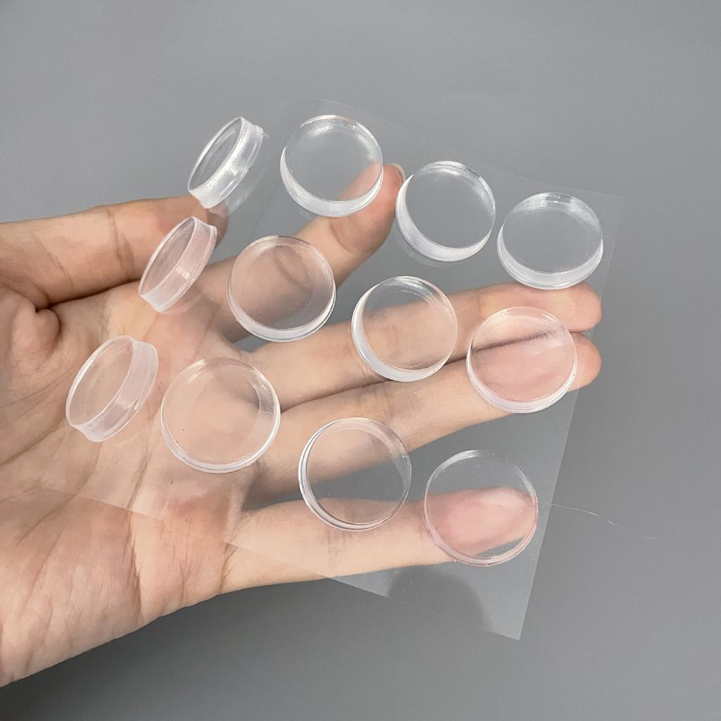 Self-Adhesive Clear Door Stopper Anti-collision Damper Buffer Cabinet Bumpers Mute Furniture Refrigerator Drawer Protective Pads