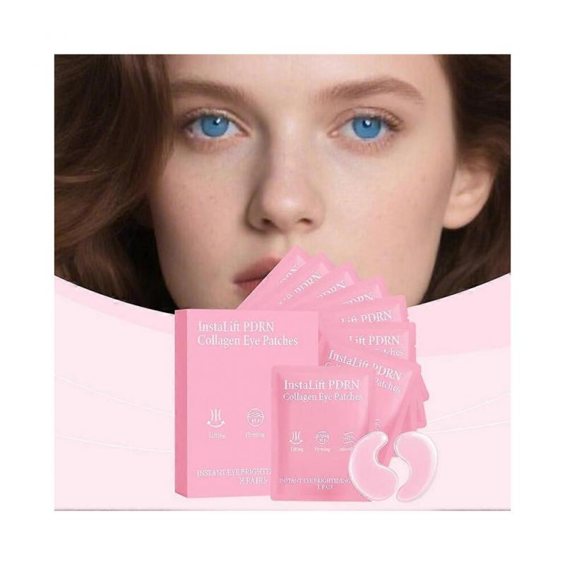 Instalift PDRN & Collagen Eye Patches, Niacinamide Infused Hydrogel Eye Masks, Under Eye Patches for Puffy Eyes and Dark Circles & Fine Lines