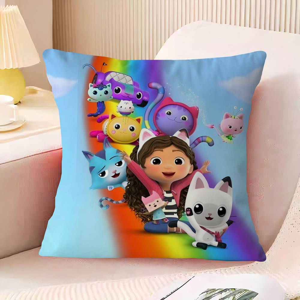 G-Gabbys D-Dollhouse Pillow Gift Home Office Decoration Bedroom Sofa Car Cushion Cover Case 45x45