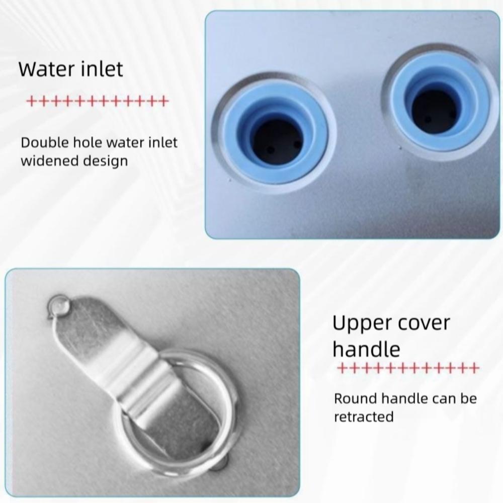 Stainless Steel Grease Trap with Handle Incrassation Interceptor  Kitchen Catering