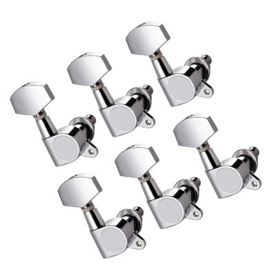 6 Pièces Mécaniques d'Accordage de Guitare en Métal Adaptées aux Musiciens Professionnels Recherchant un Son Supérieur et une Construction Robuste