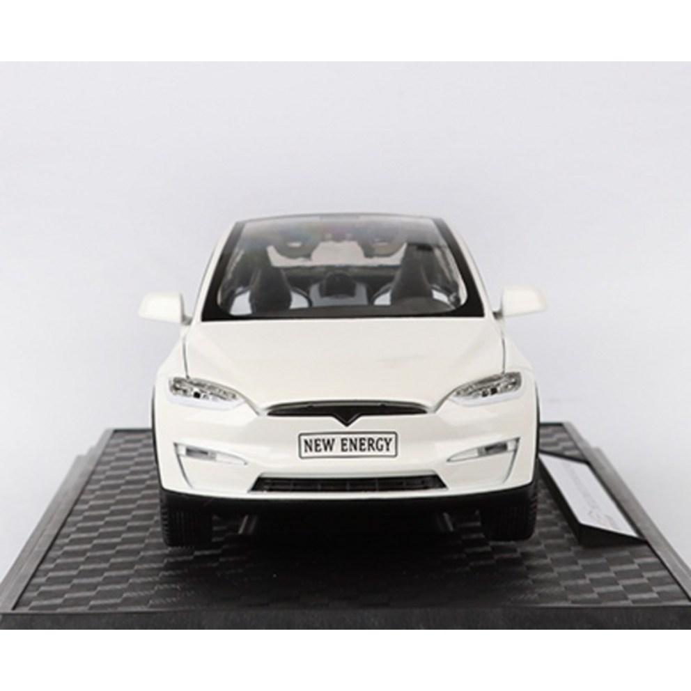 Baniland Salon de l'Automobile Modèle Réduit Tesla Model X (blanc)