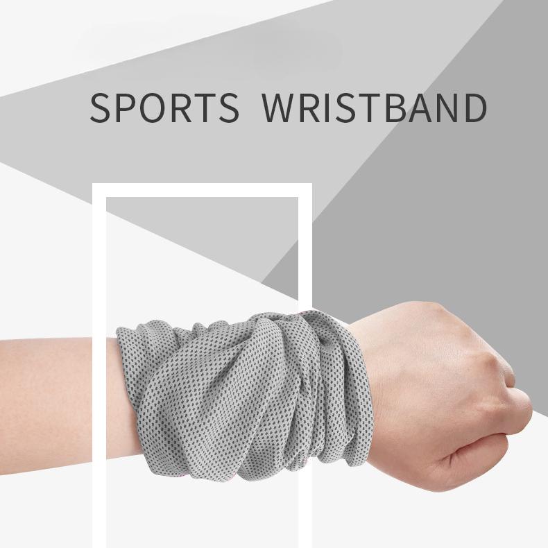 Sports Wrist Sweat Towel Absorbs Sweat Running Wristband Women's Basketball Badminton Quick-drying Towel Fitness Equipment Quick-drying