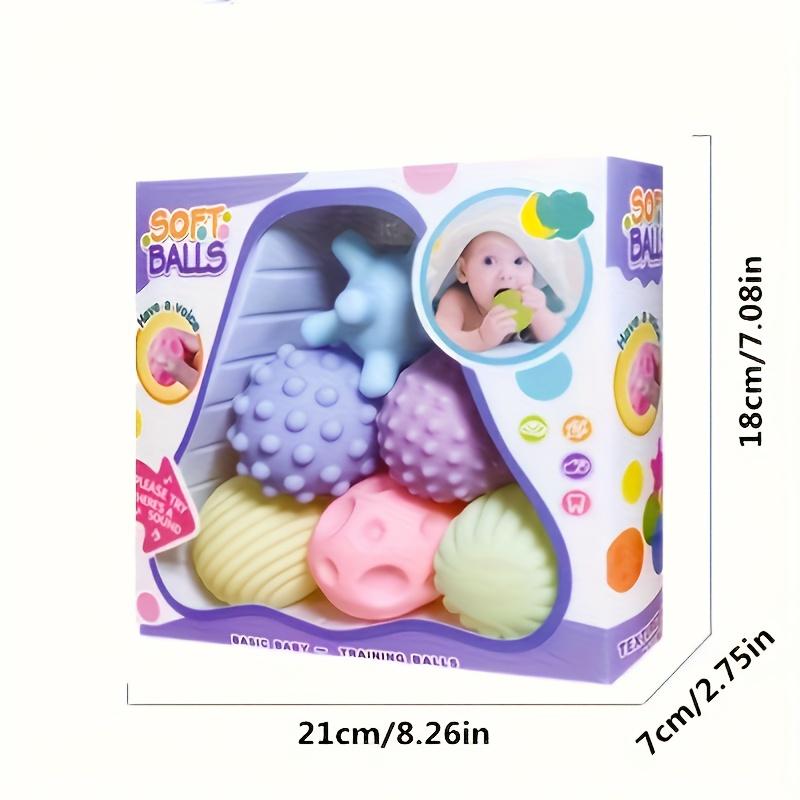 6PCS/set Baby Toys Sensory Balls For Children Textured Hand Touch Ball Soft Massage Ball Infant Rattle Senses Toys