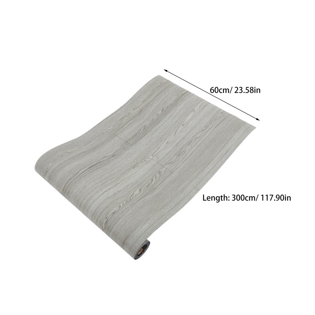 1 Roll Self Adhesive PVC Flooring Roll Wear Resistant Easy Peel Stick Floor Sticker for Supermarket Home Office Slip Resistant