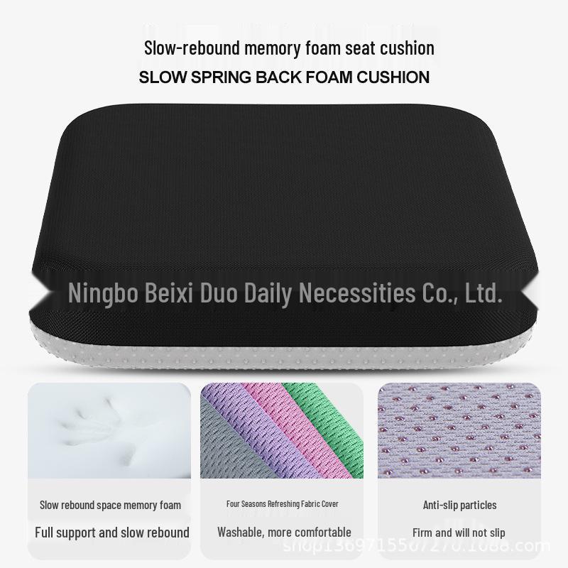 All-Season Car Seat Cushions with Slow Rebound Memory Foam, Available In Various Sizes