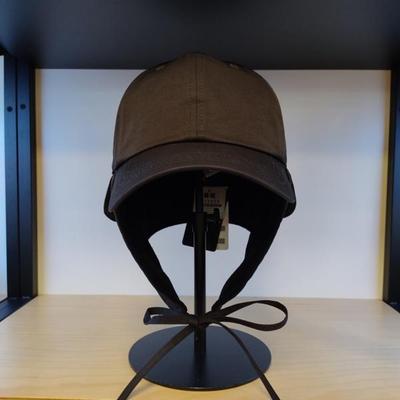 Black Reclusive Earflap Winter Cap BK16UCW012