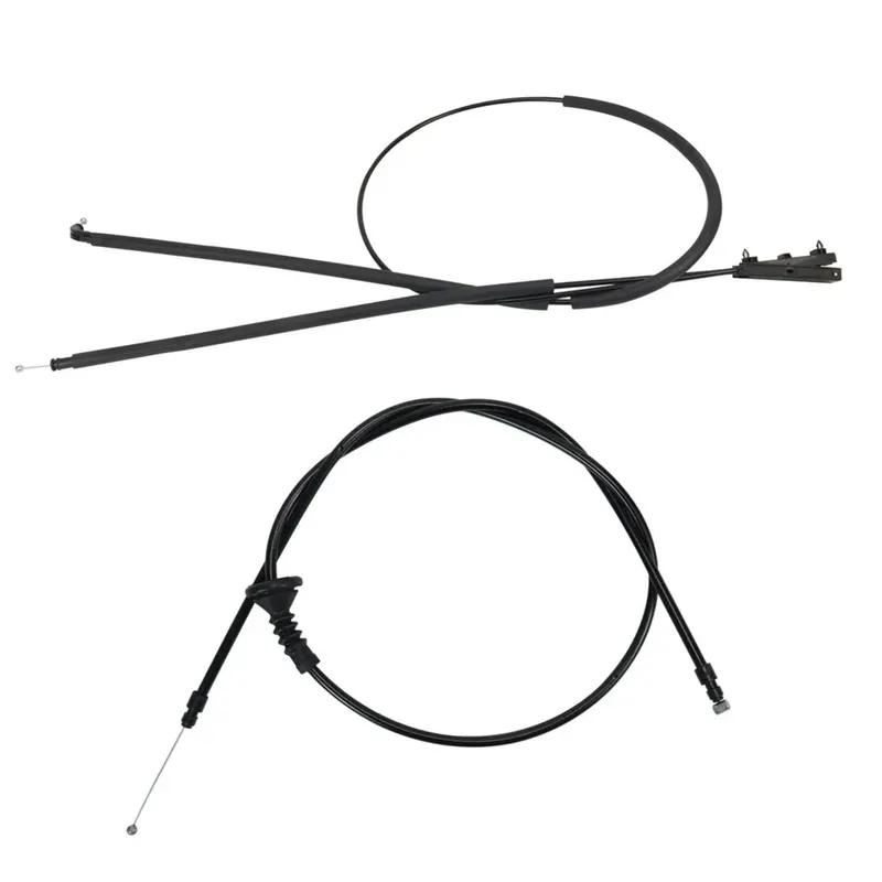 1Piece For BMW F30 F32 F33 F36 320iX 428iX M3 M4 Compatible Car Engine Hood Release Cover Cable 51237396161 51237313782