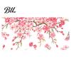 Bathroom Window Decal Spring Summer Flower Butterfly Cling Colorful Floral Sticker Scratch-resistant Removable Double-Sided Static Decals for