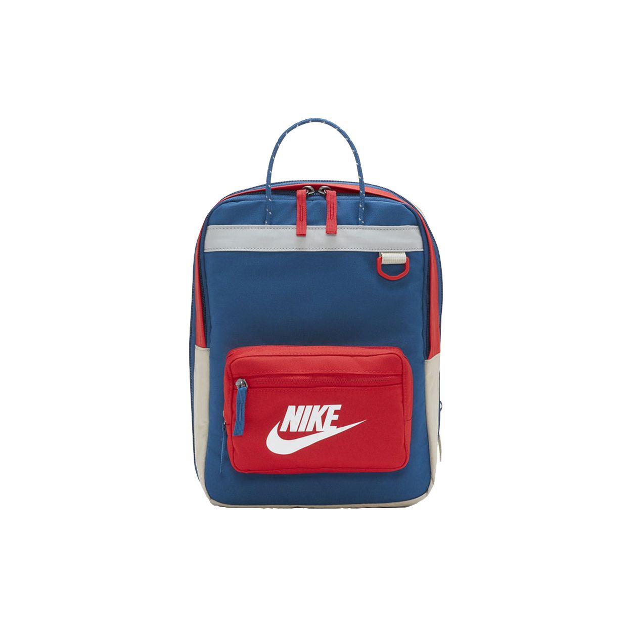 

Nike Sports Casual Color Block Fabric Backpack Men Backpacks Navy-Blue BA5927-476 Navy Blue