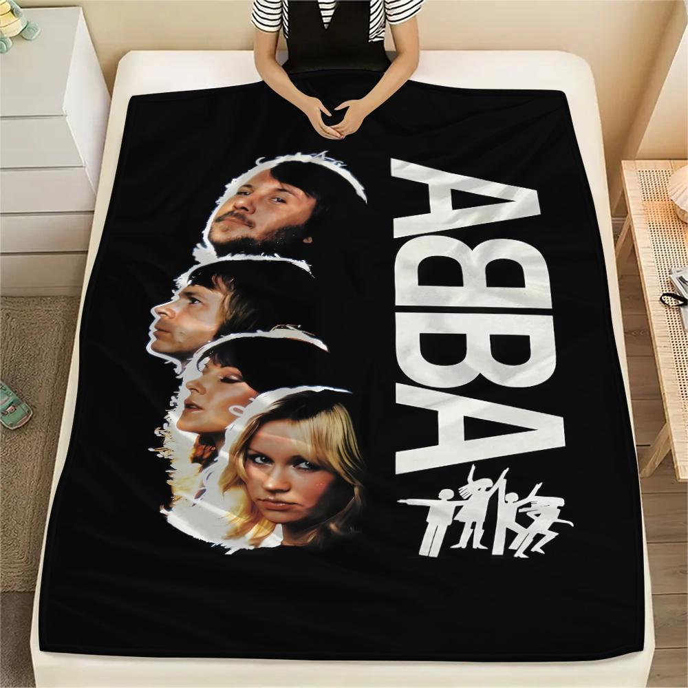 1 Stück ABBA Der Film Druck Flanelldecke, Hohe Qualität für alle Jahreszeiten, Heimdekoration, Wärme und Komfort, Perfekt für Weihnachtsgeschenke 80cm x 120cm