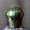 Medieval Barbuta Visored Warrior Helmet Knight Armory 18g Mild Steel Armour Helmet LARP Cosplay Halloween Costume