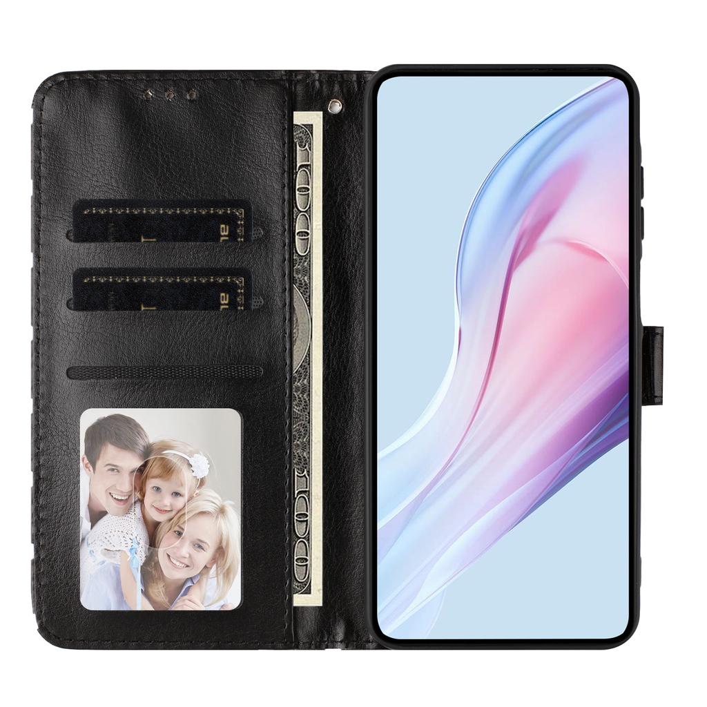 For Xiaomi Poco M8 5G/Redmi Note 15 5G (Global)/15 4G (Global) Leather Case Polka Dot Pattern Wallet Stand Folio Phone Cover