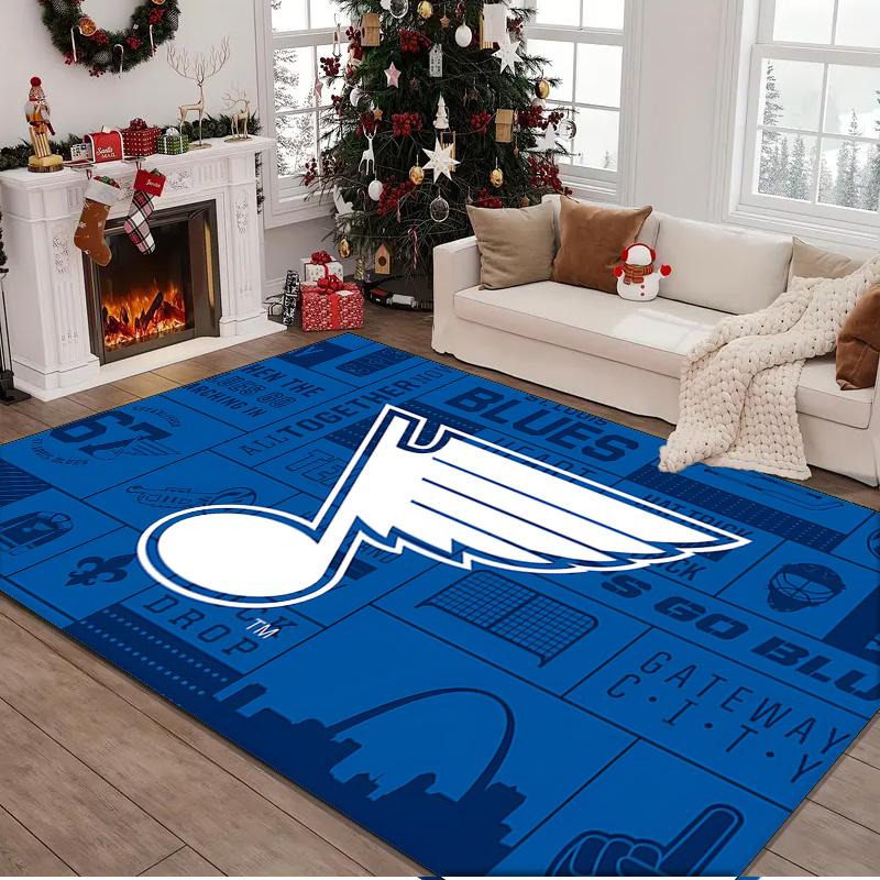 Nashville Predators Rug Area rug for Livingroom, Bedroom, Palyroom, Chair Rug, Office Rug, Floor mat, Large Size Fan Christmas Birthday gift
