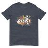 Resist Floral Anti Trump Political Protest TShirt