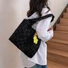Flower Texture Casual Literary Style Hand Carry Handbag New Beautiful Foreign Light Large Capacity Shoulder Armpit Bag