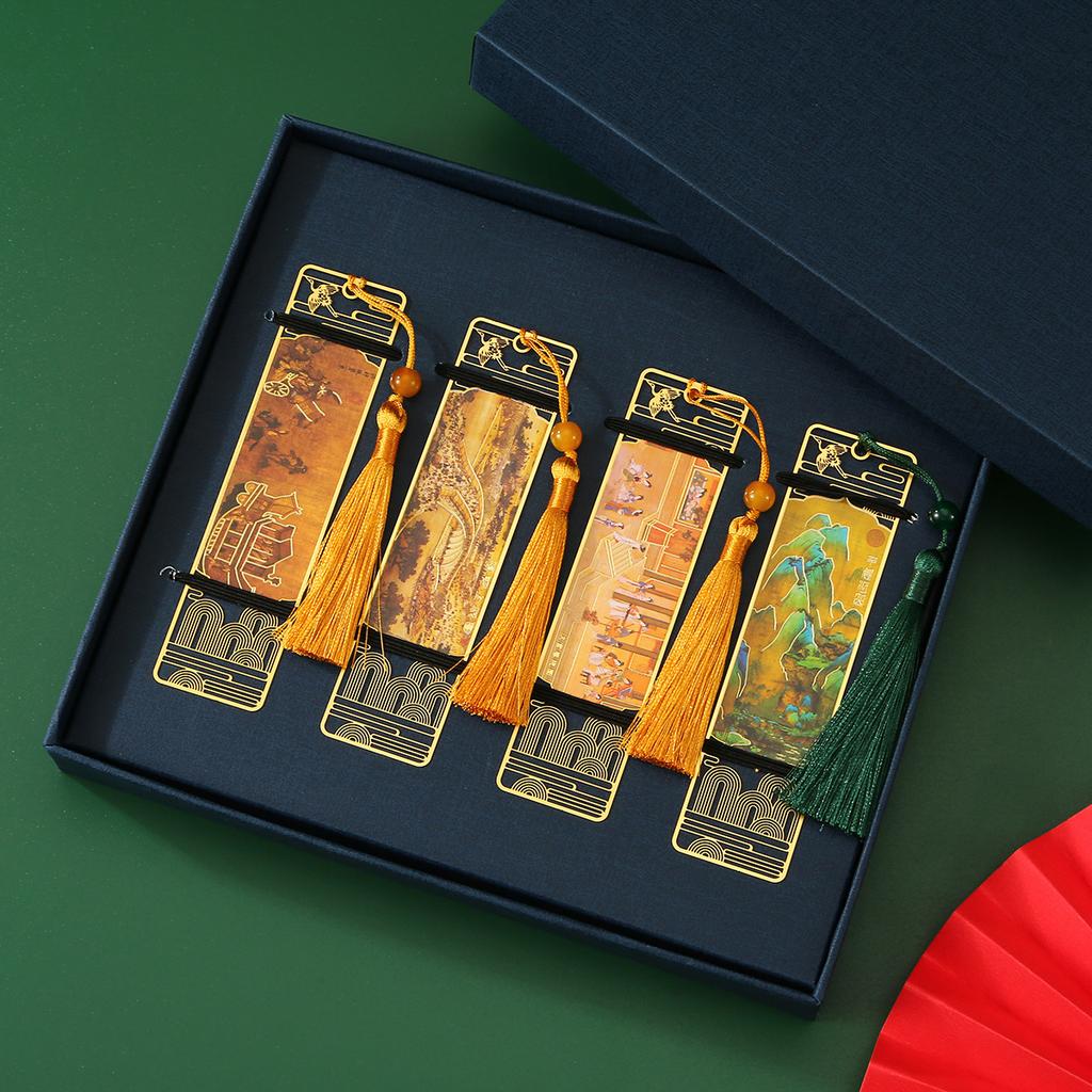 Brass Bookmarks Brass Material Cultural Bookmarks Metal Bookmarks Elegant Stationery Gifts For Stationery Collectors Gift Giving