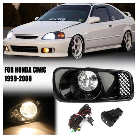 Honda Civic 99-00 Fog & Daytime Running Light Kit Assembly