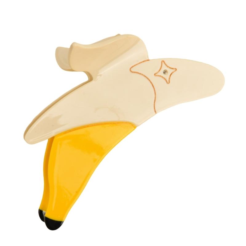 Stylish Fruit Acetate Hair Claw Clip Unique Designs Women's Hair Accessory for Daily Outings and Casual Gatherings