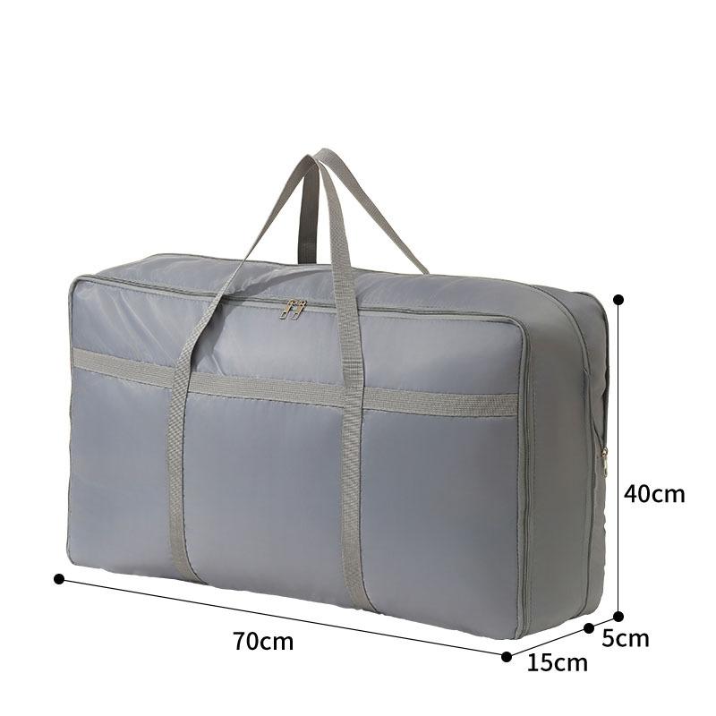 

Portable Clothing Quilt Storage Bag Large Capacity Down Jacket Organizer Bag with Zipper Wardrobe Organizer Save Space