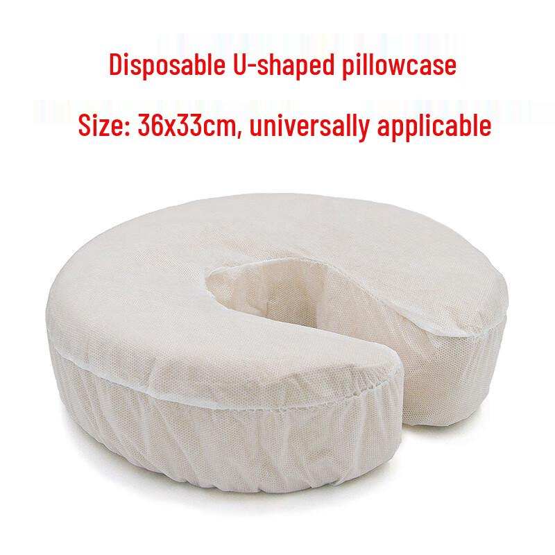 MDNG Disposable U-shaped Pillow Covers (50-Pack)