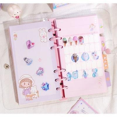 3d Collectible Bubble Stickers Kawaii Pvc Sticker Sheet Set For Kids Diary Journal Phone Decoration Scrapbook School Supplies