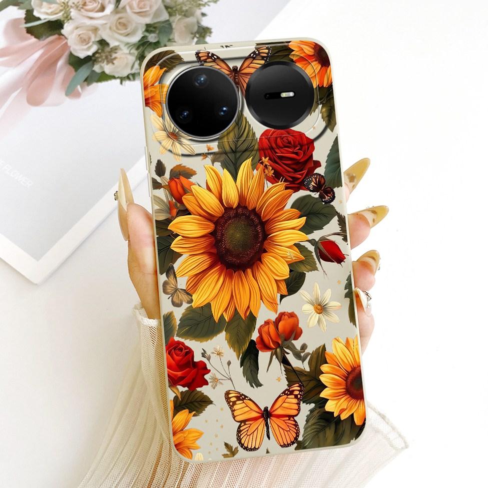 For Huawei Nova 15 Pro Case Cover Cute Luxury Fashion Flowers Cool Painted Silicone Casing For Huawei KLE-AL00U