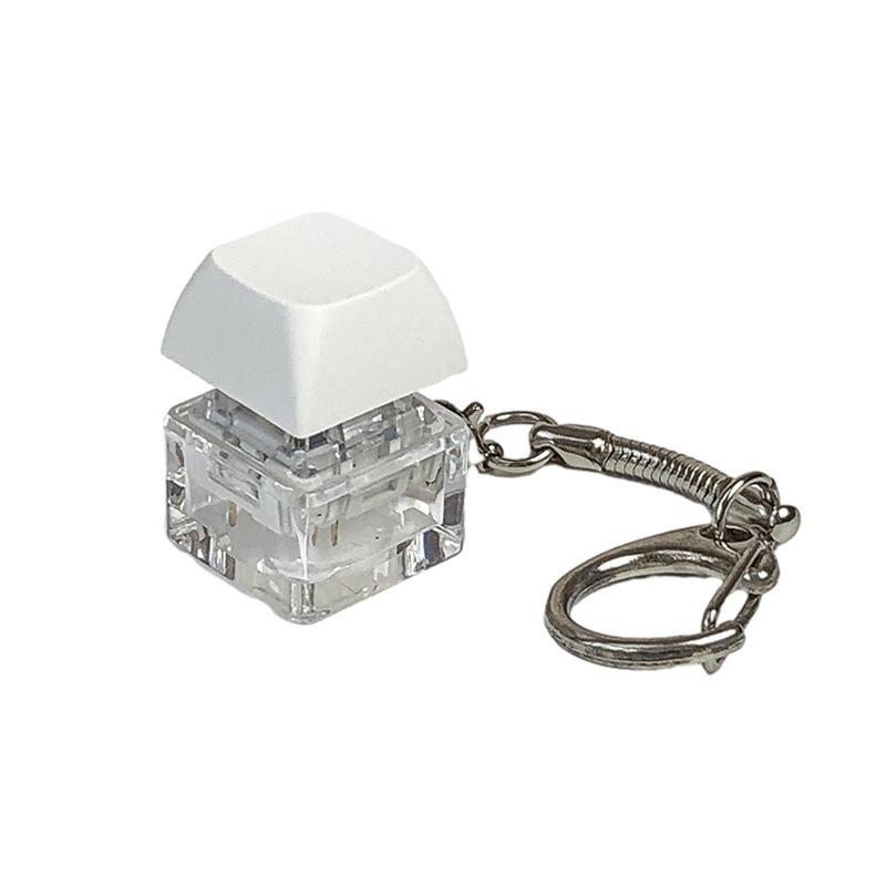 1 ADET Anahtar Anahtarlık Mil Test Cihazı Mekanik Klavye Fidget Düğmesi Parmak Oyuncakları Stres Giderici Yetişkinler İçin Hediyeler