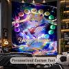 Personalized Wall Tapestry,Sailor Moon Custom Printed Name, Fabric Wall Art For Indoor Room Backdrop
