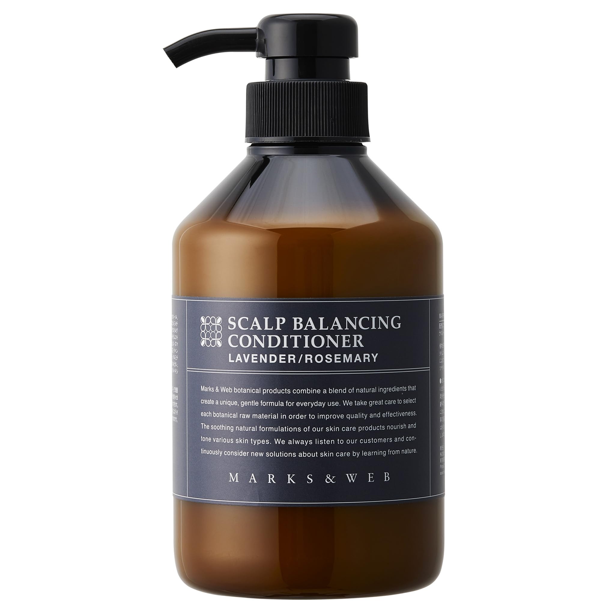 

Бальзам для баланса кожи головы MARKS&WEB (500 мл, Лаванда/Розмарин) чёрный