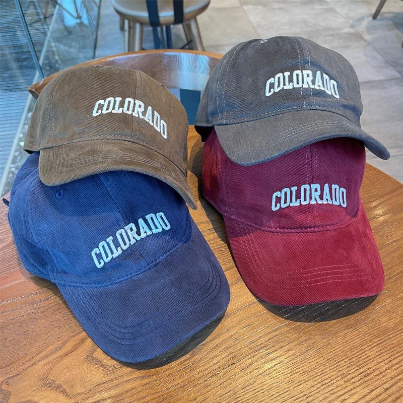 Big face suitable hat trendy brand baseball cap men's wide brim soft top cap women's autumn and winter