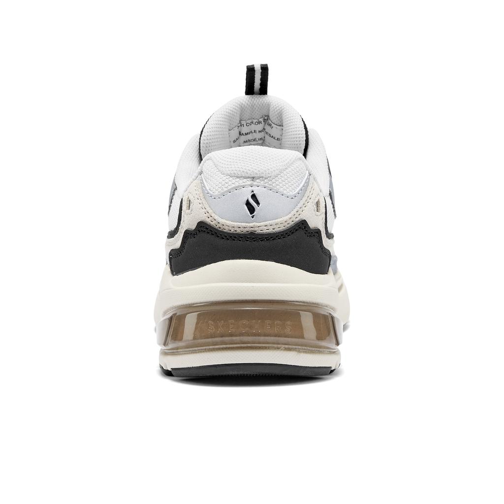 Skechers Scarpe da Ginnastica Basse Comode Morbide Traspiranti Supporto Stile Papà Donna Grigio 177361-GRY