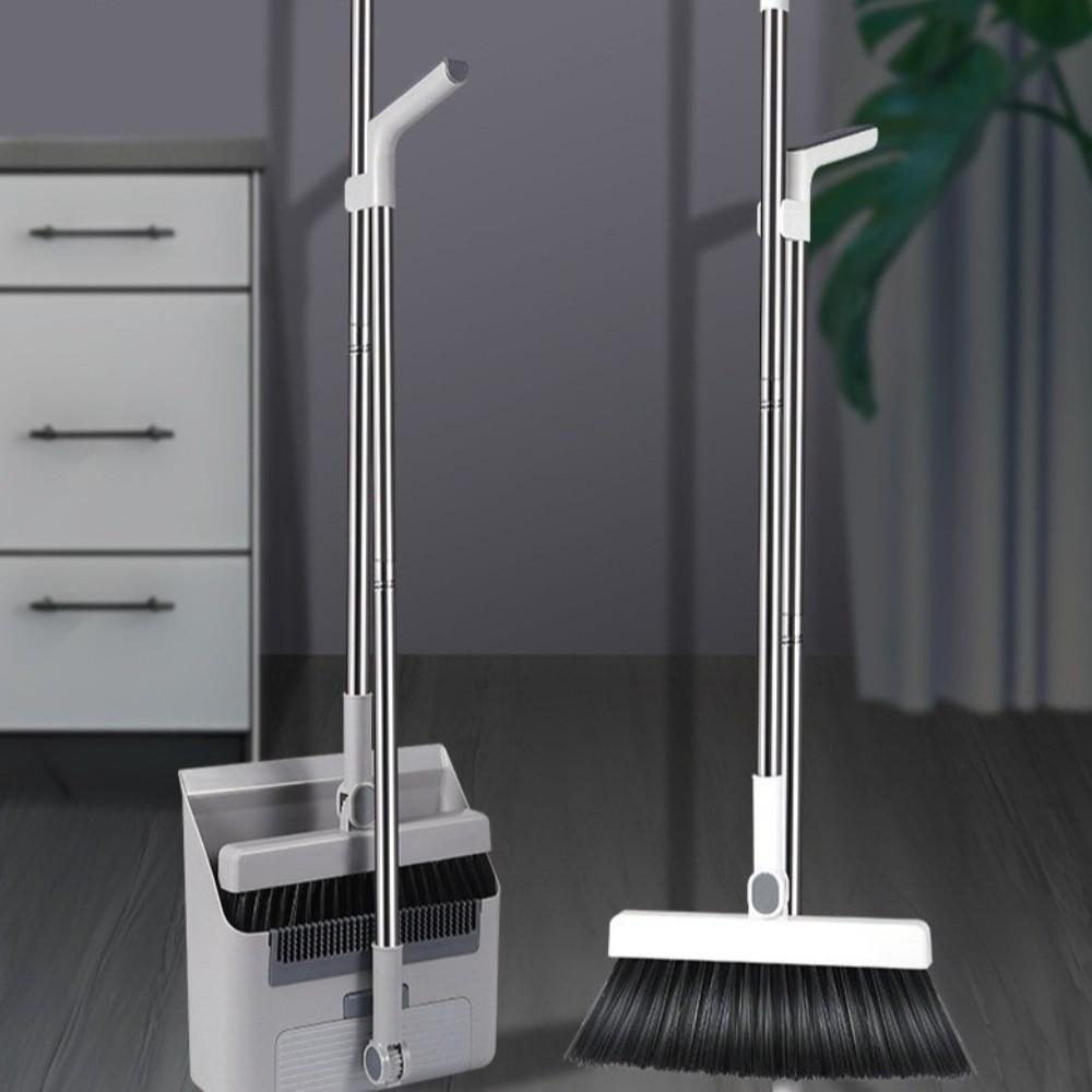 3-in-1 Cleaning Brush Set Long Handle Household Cleaning Set Practical Folding Broom Set Household