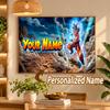 Gogeta Custom Name Diamond Painting Personalized 5D Full Drill DIY Diamond Art Home Decor